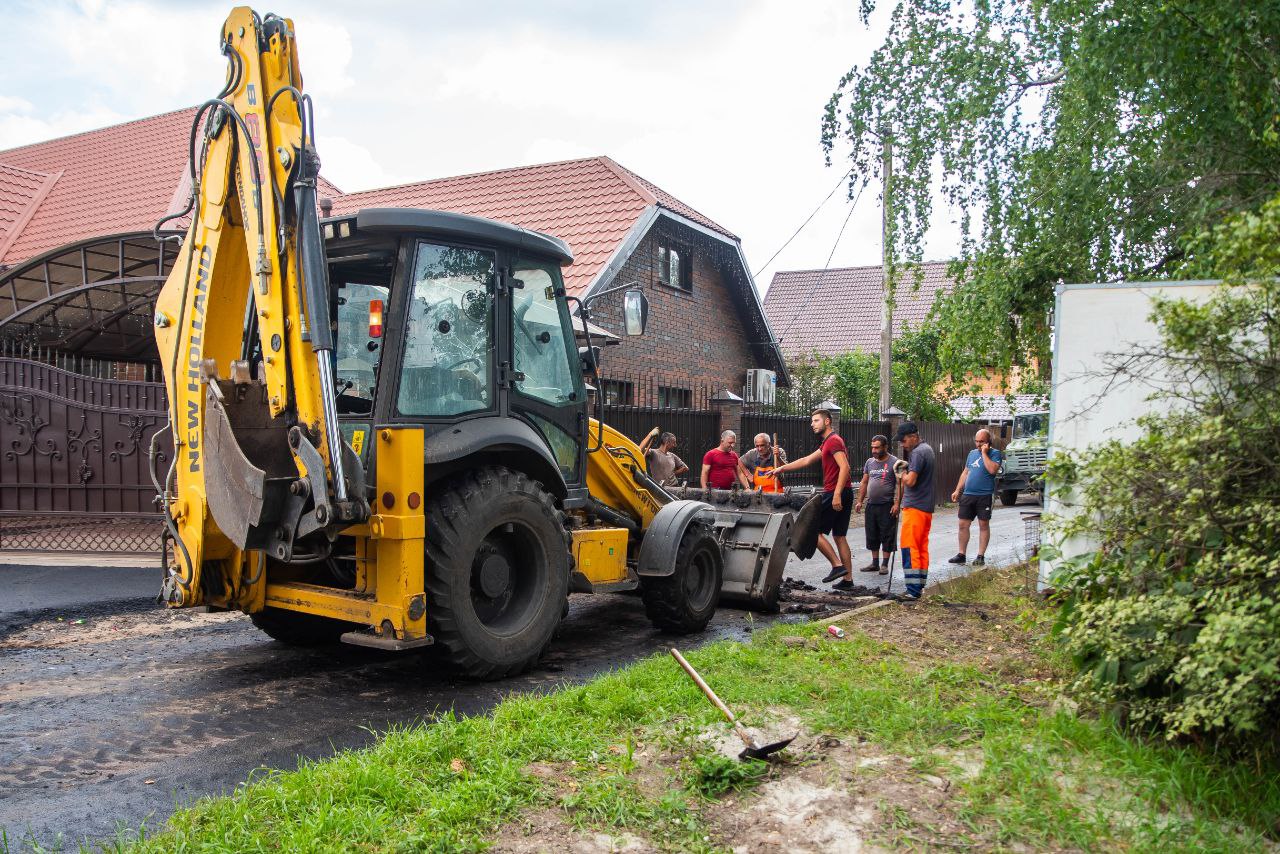 В Курске выполнили работы на улицах улицах Семеновской и 2-Вишневой
