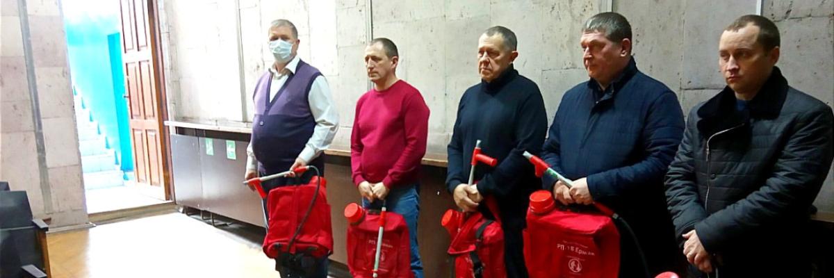 В Центральном округе Курска проверили работу добровольной пожарной дружины