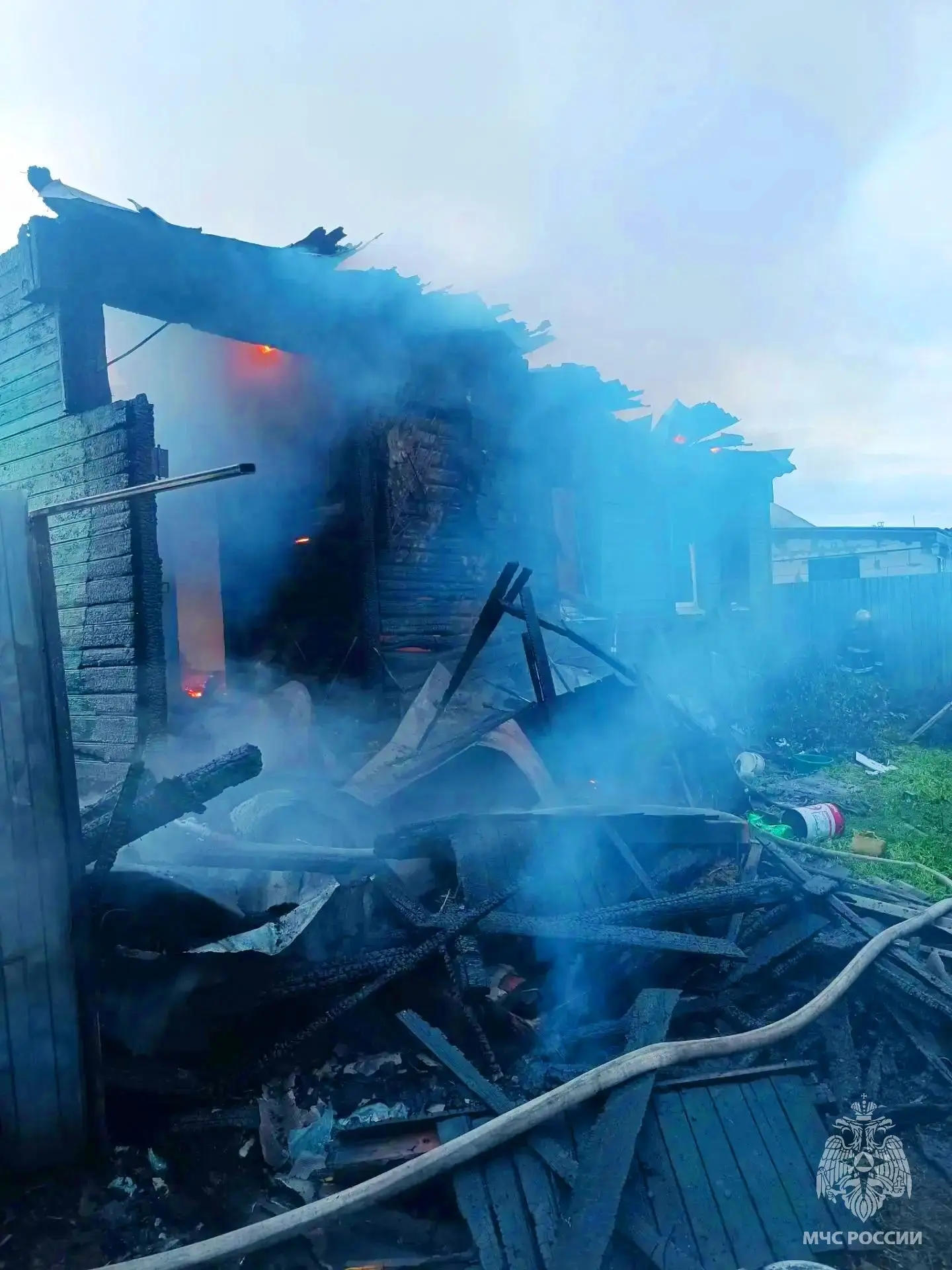 В Курской области из-за пожара погиб мужчина