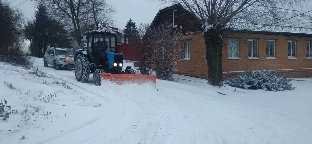 В Курске девять улиц частного сектора расчистили от снега