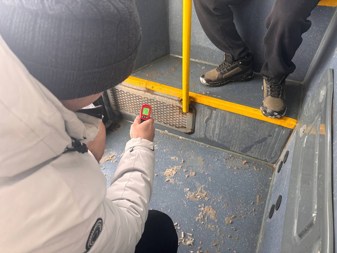 В общественном транспорте Курска усилили контроль за температурным режимом