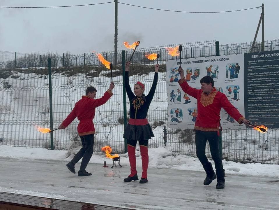 Под Курском заработал горнолыжный склон