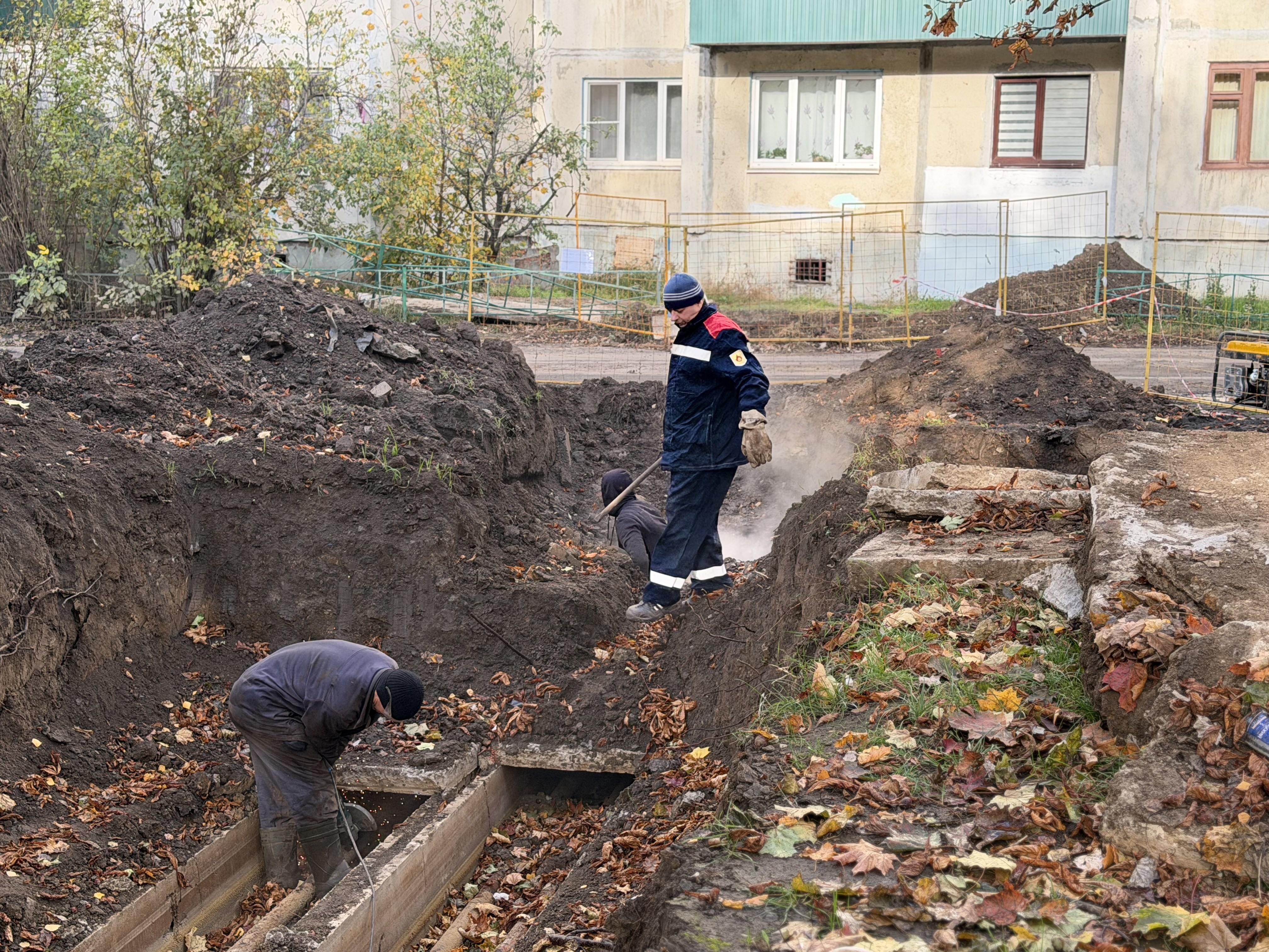 На улице Орловской в Курске проверили отопление