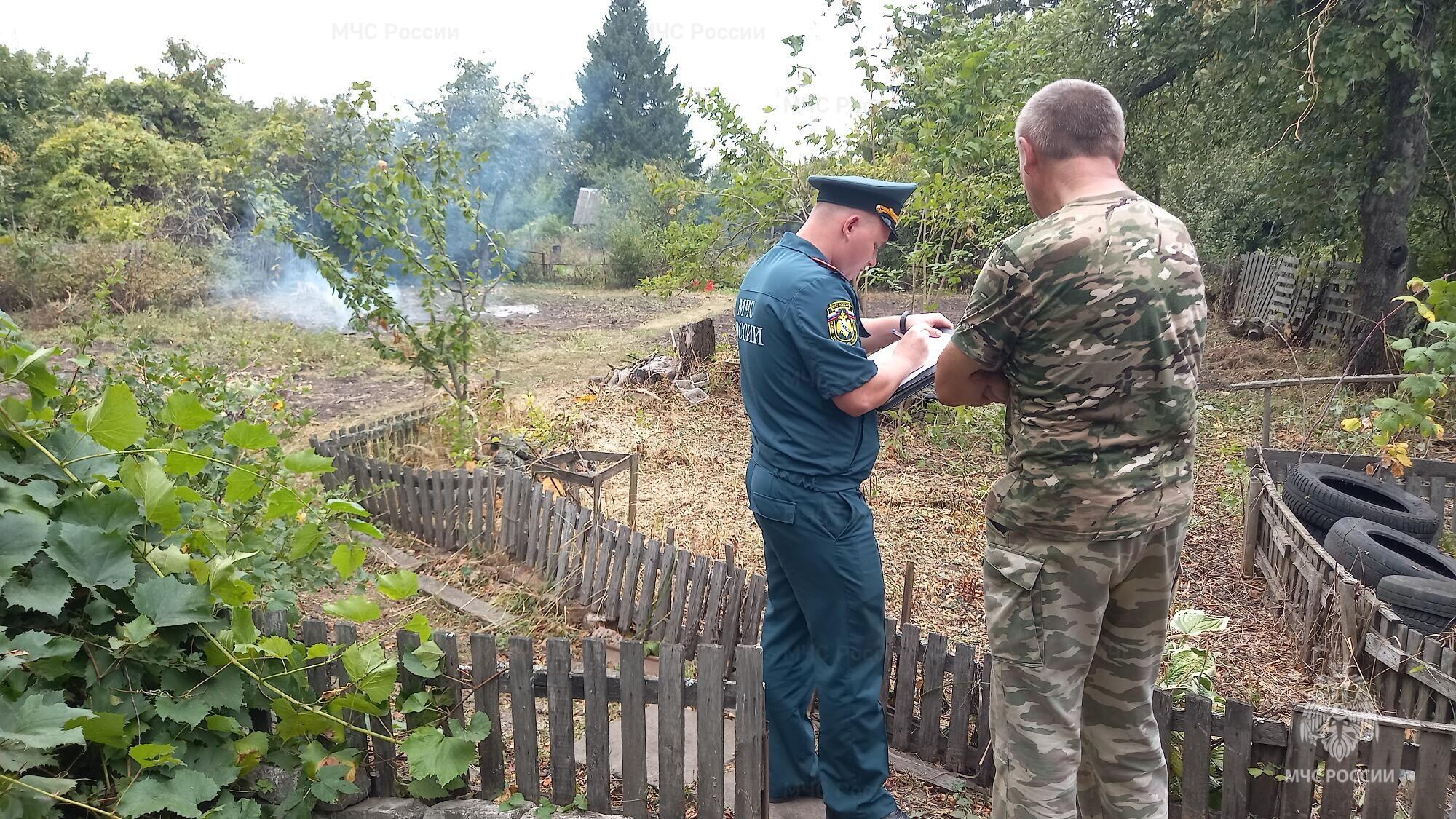 В Курске действует четвертый класс пожарной опасности