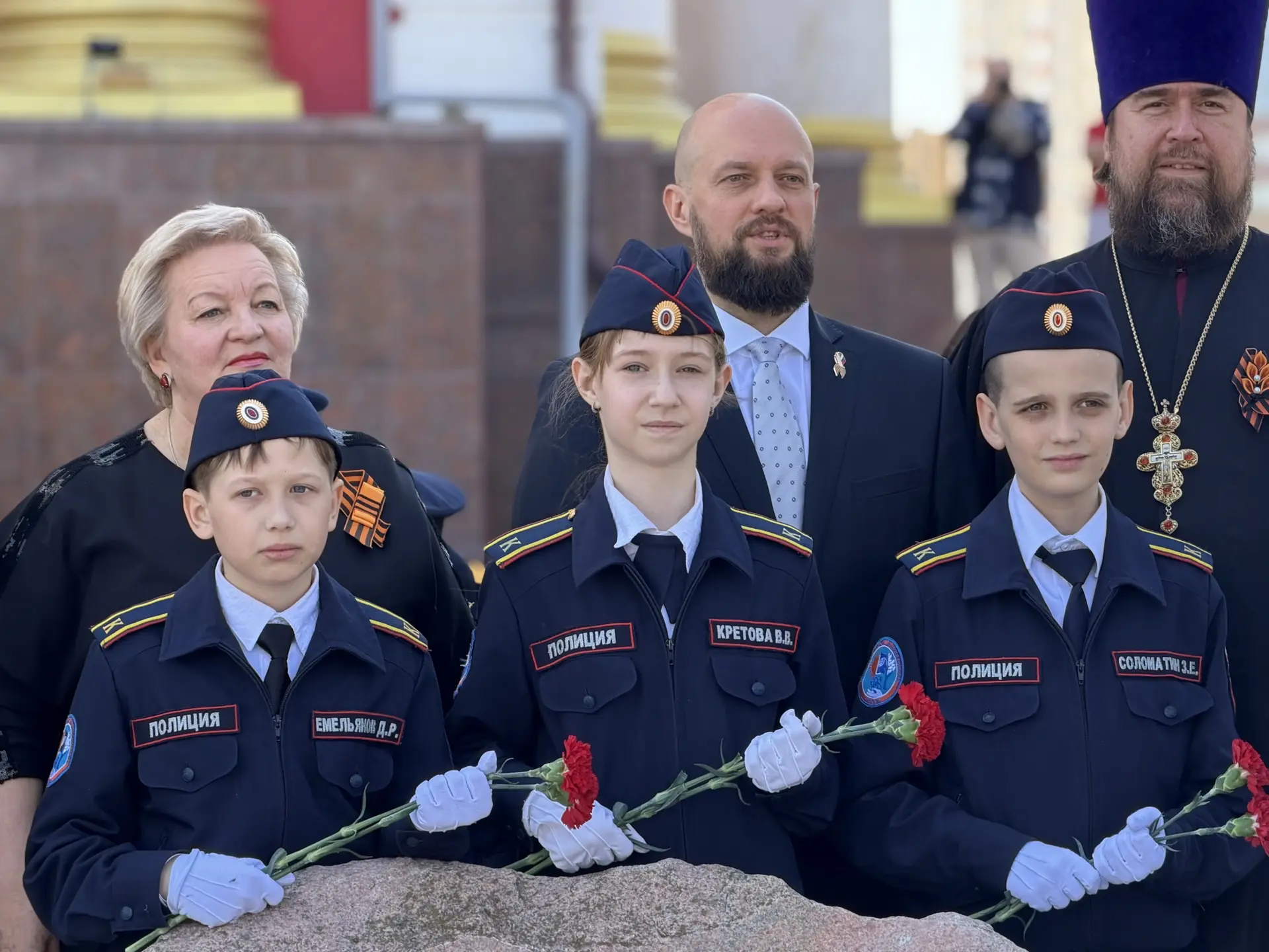 Курские кадеты поучаствовали в Крестном ходе и Божественной литургии