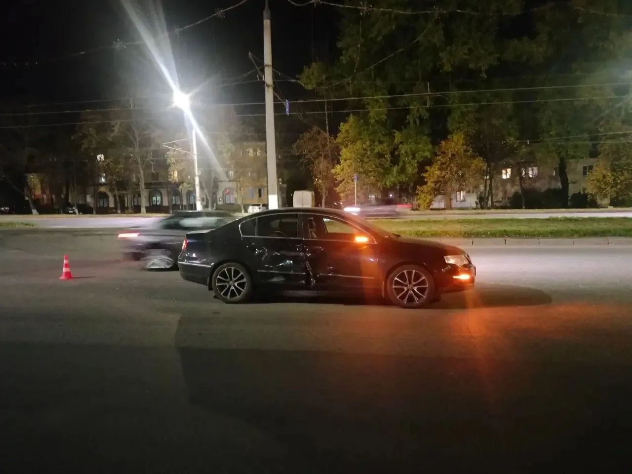  В ДТП на проспекте Кулакова в Курске пострадал несовершеннолетний мотоциклист