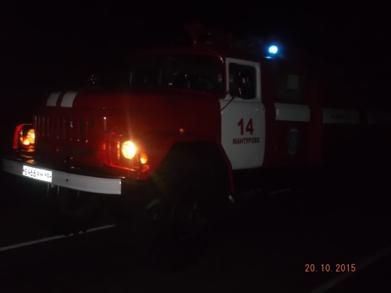 В Курской области при пожаре погиб 70-летний мужчина