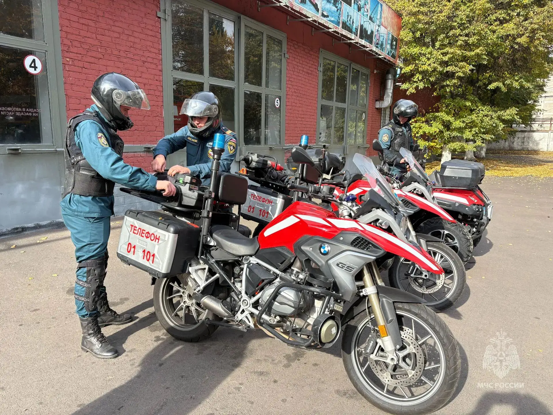 Курские мотопатрули МЧС совершили 73 выезда за сезон