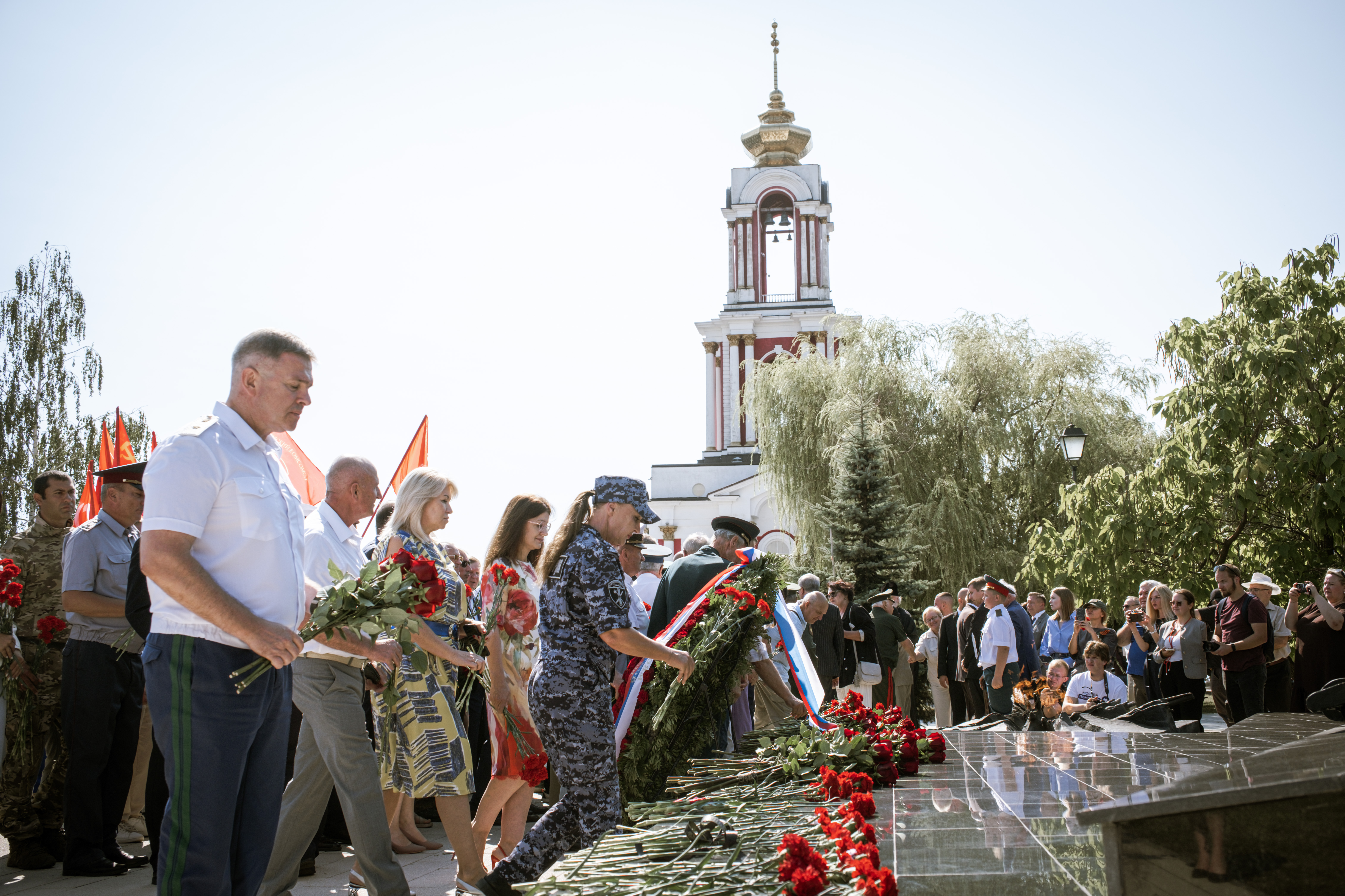 В Курске почтили память героев Курской битвы
