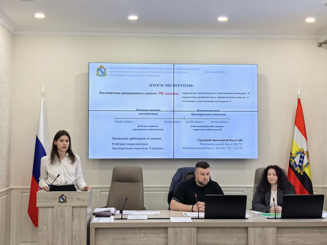 Более 100 курских организаций боролись за гранты губернатора в 2026 году
