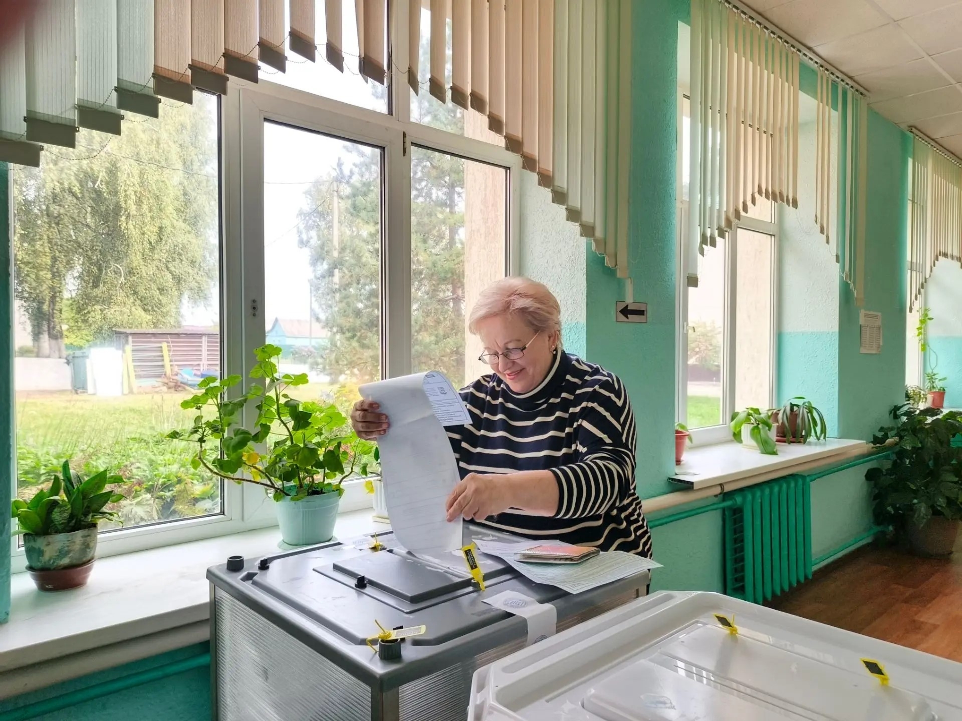 Руководитель Курского городского Собрания отдала свой голос на выборах депутатов Государственной Думы и областного парламента