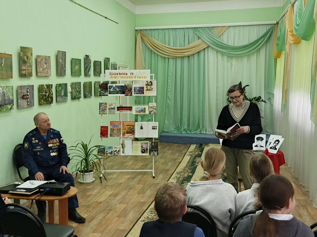  С юными курянами пообщался участник боевых действий в Афганистане