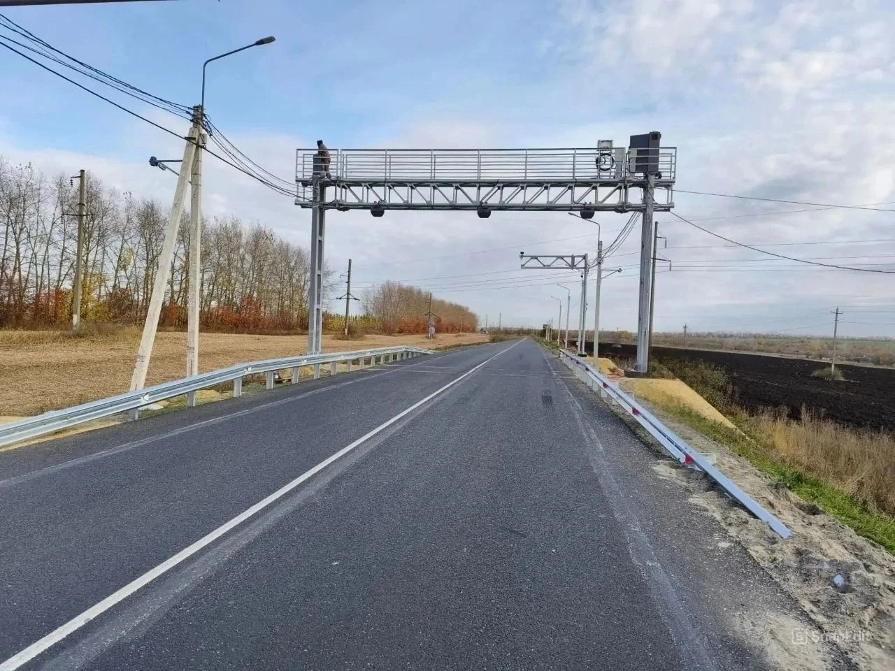 В Курской области  в Касторенском районе начал тестирование автоматический пункт проверки веса и размеров машин