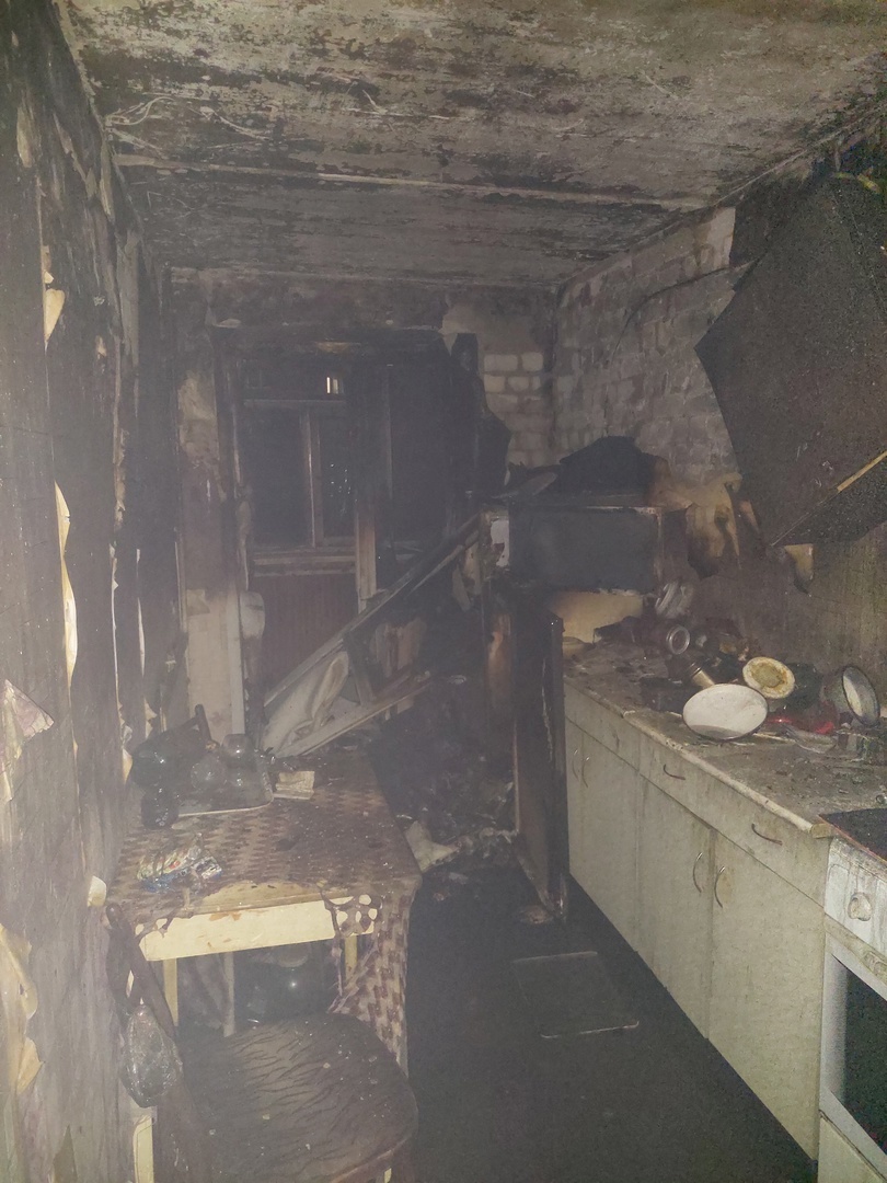 В Курске при пожаре на улице Дейнеки эвакуировали 9 человек  