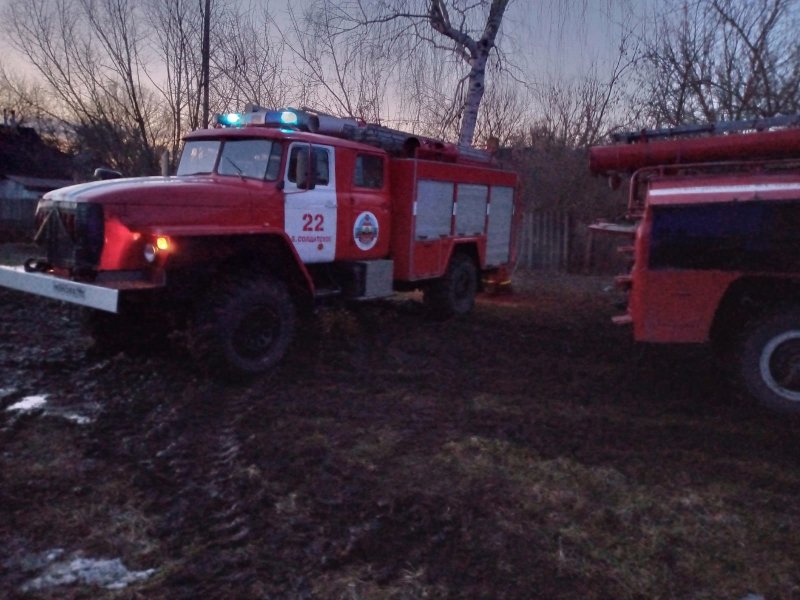 В Курской области на пожаре погиб мужчина