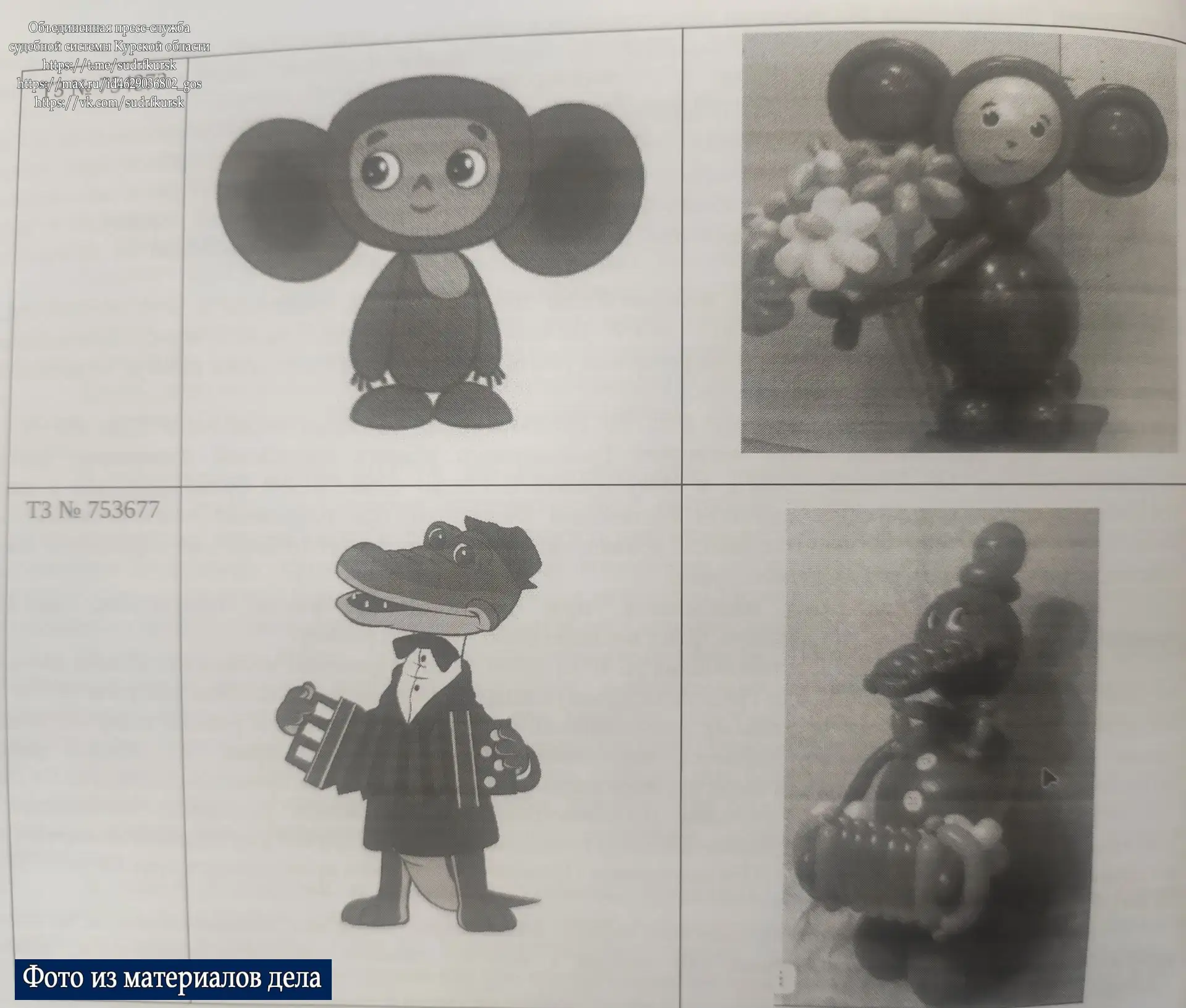 «Союзмультфильм» отсудил у курянина больше 100 тысяч рублей за продажу воздушных шаров