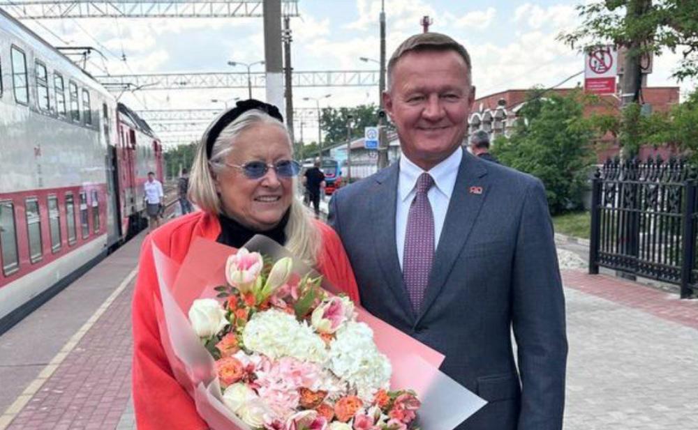 В Курск на конкурс дизайнеров «Русский силуэт» приехала Татьяна Михалкова