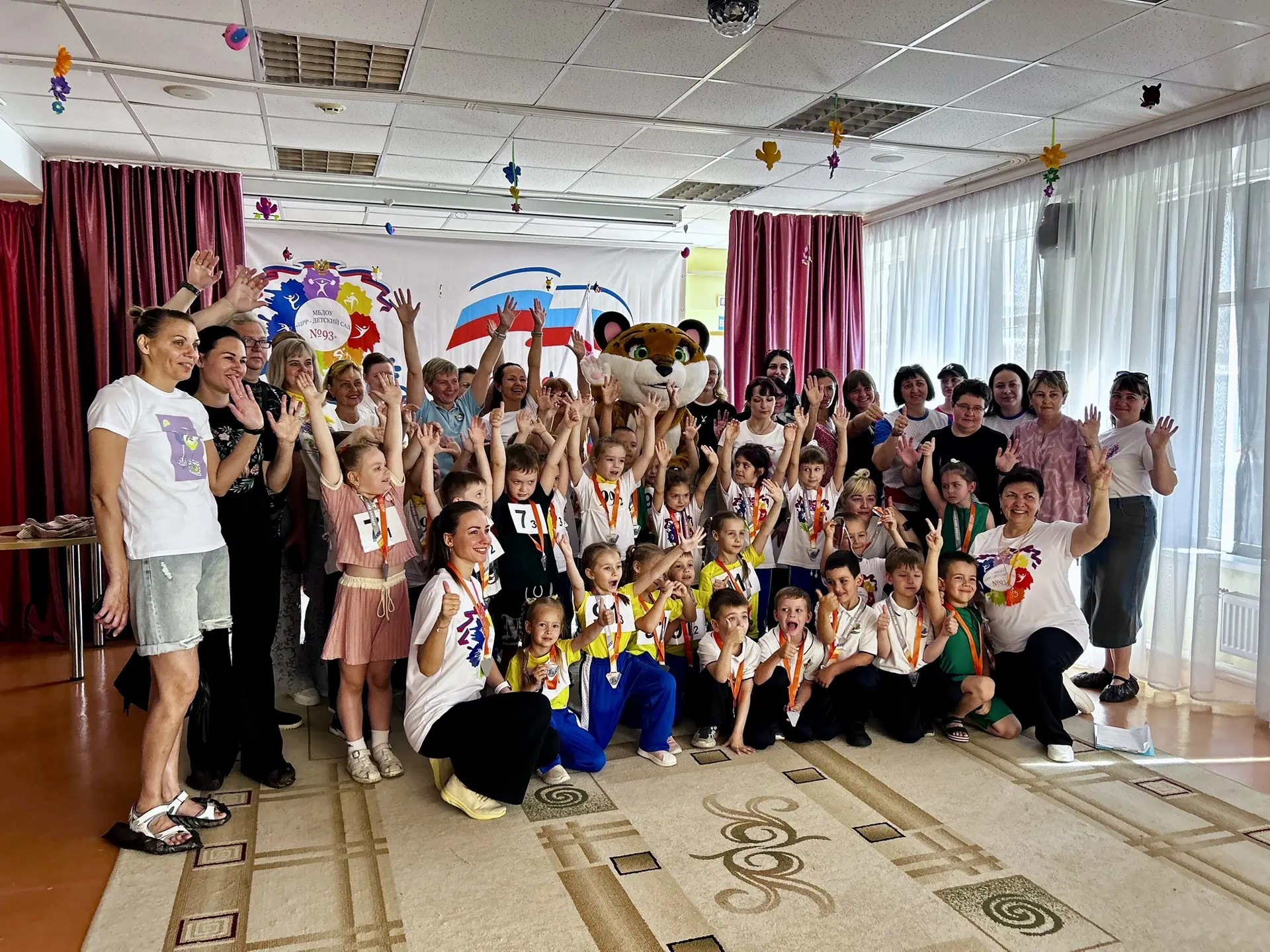 Курские дошколята соревновались в челночном беге и плавании