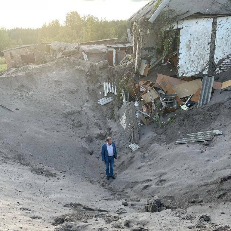 На село в Курской области противник выпустил 7 мин