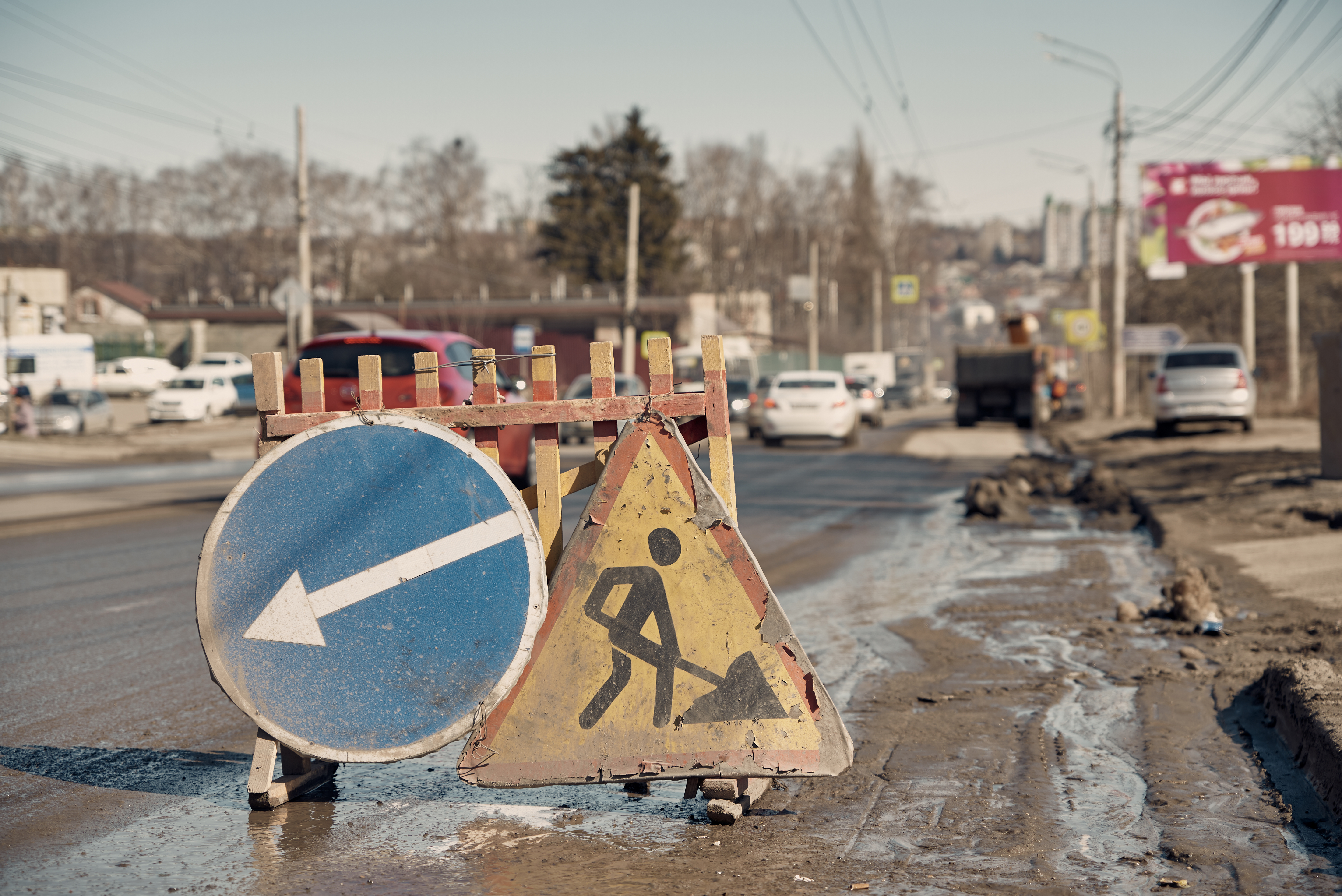 В Курске началась уборка дорог после зимы
