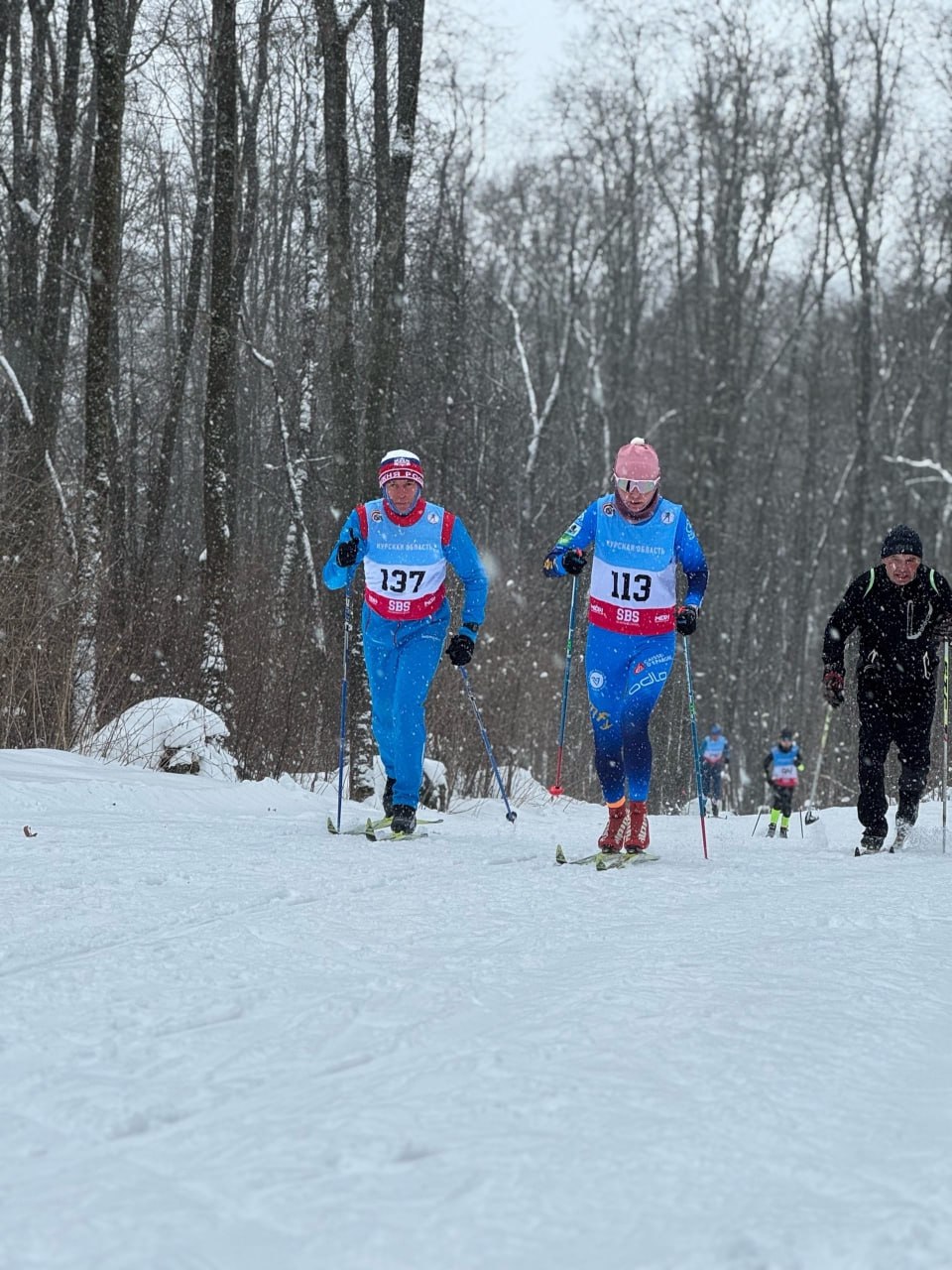 В Курске прошли областные соревнования по лыжным гонкам с участием почти 200 спортсменов
