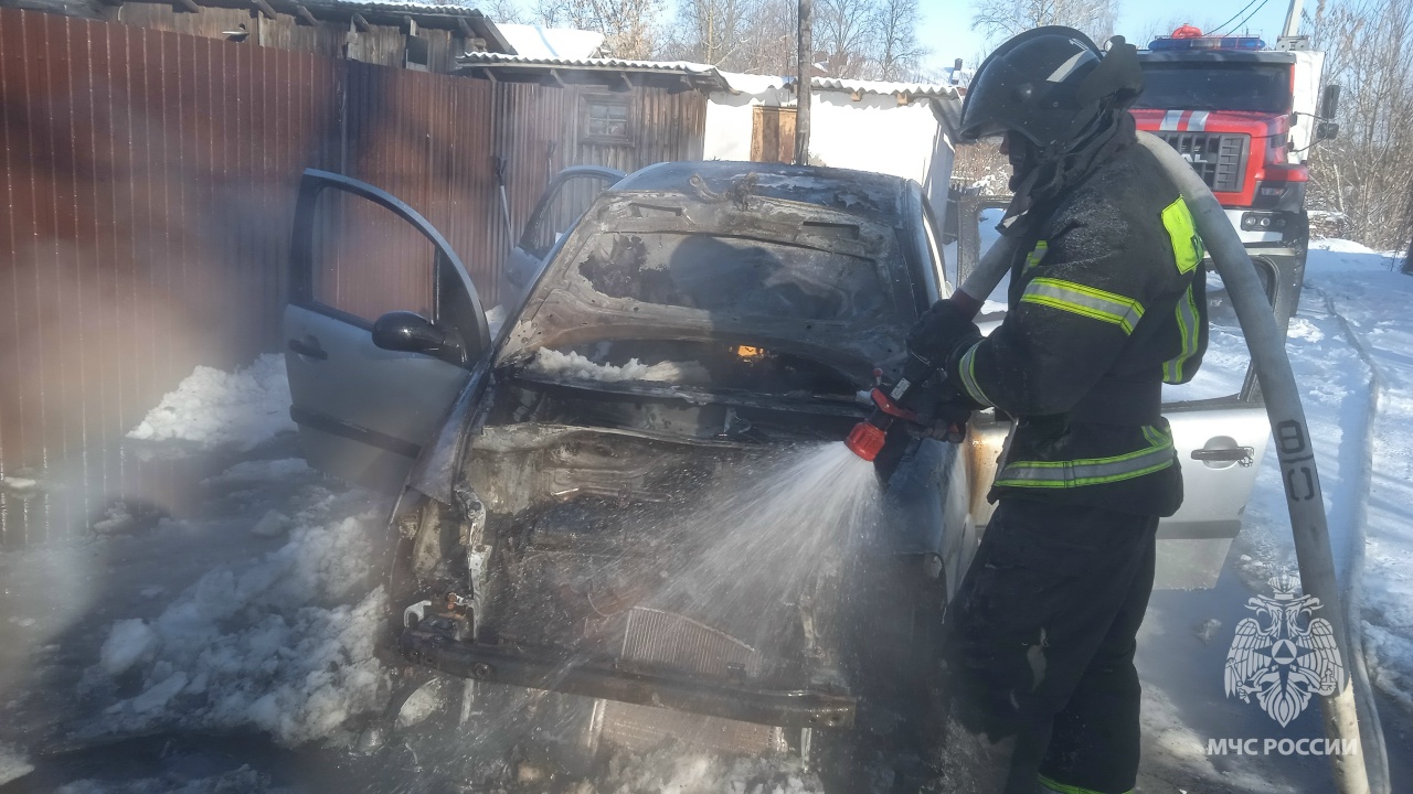 С начала года в Курской области горели 18 автомобилей