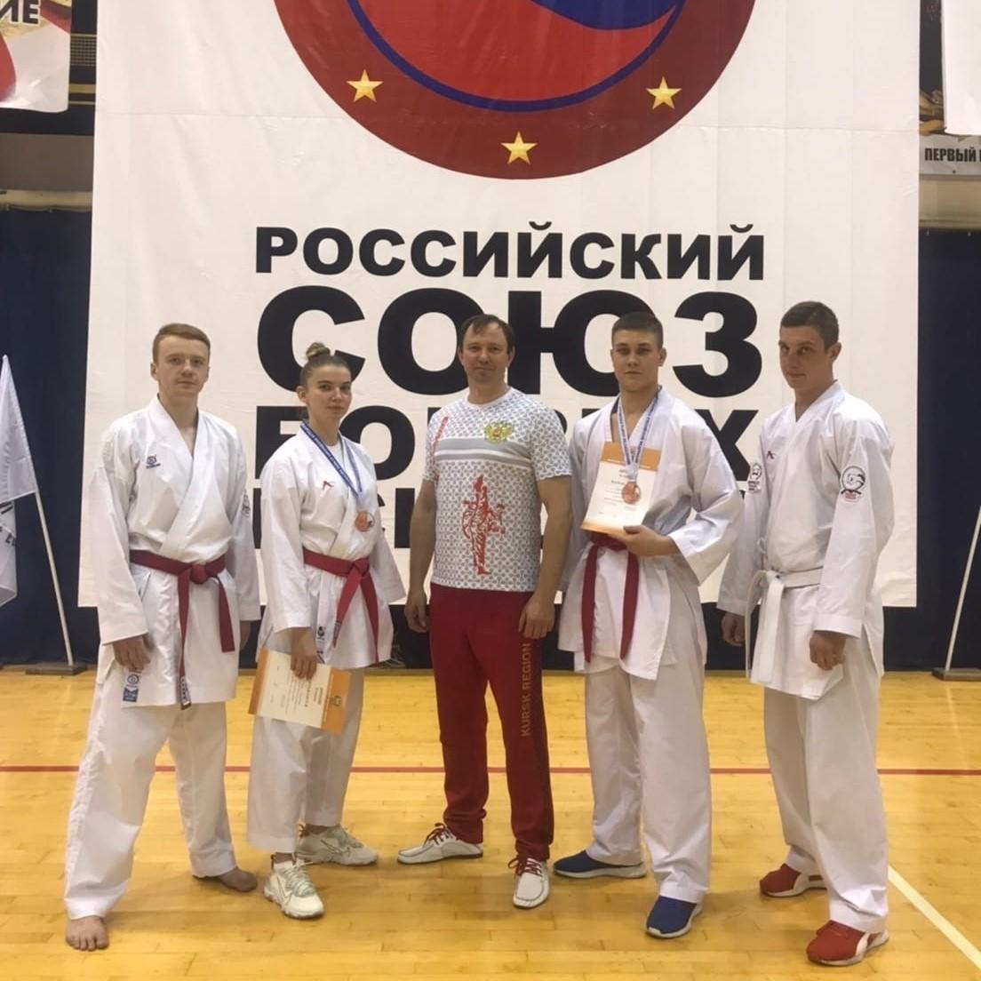 Сборная Курской области завоевала две бронзовые медали на чемпионате России по всестилевому каратэ