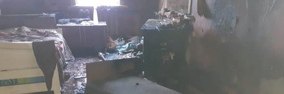 Курский пожарный не испугался и спас мужчину из огня