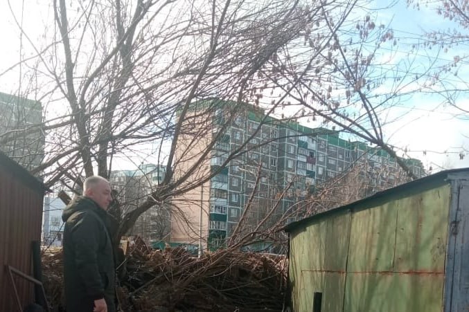 На улице Орловской в Курске убрано 14 незаконно установленных гаражей