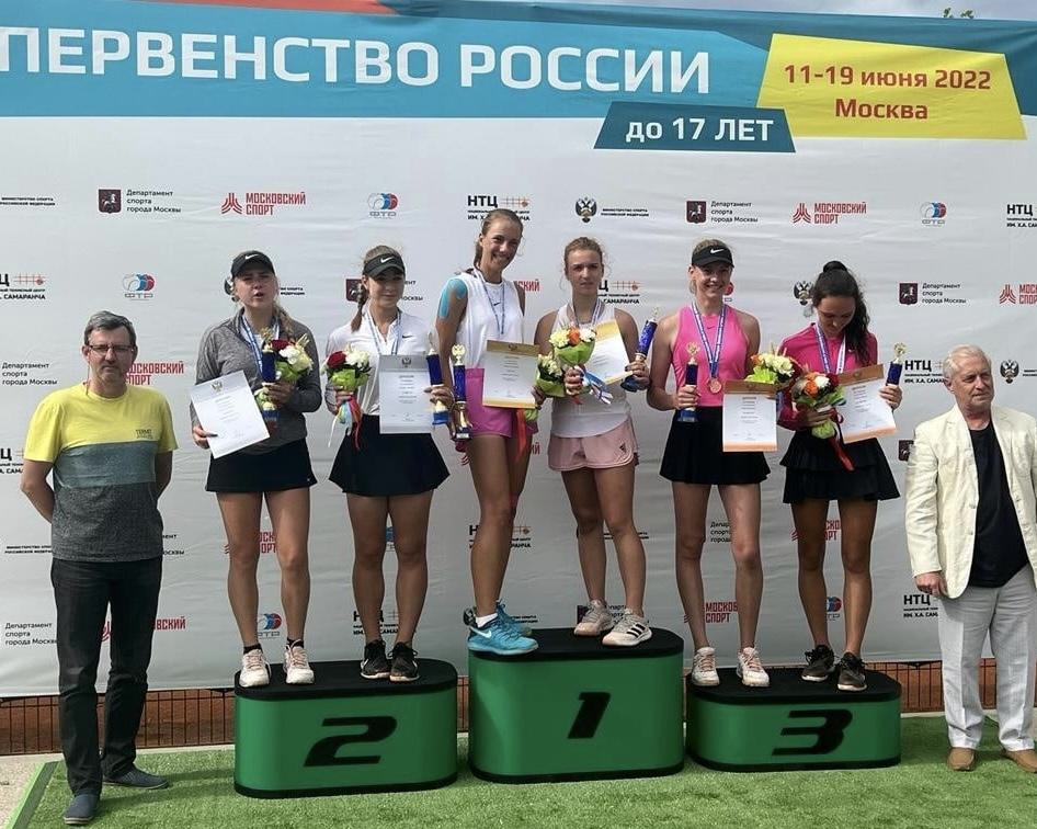 Курянка Дарья Харламова стала бронзовым призером первенства России по теннису