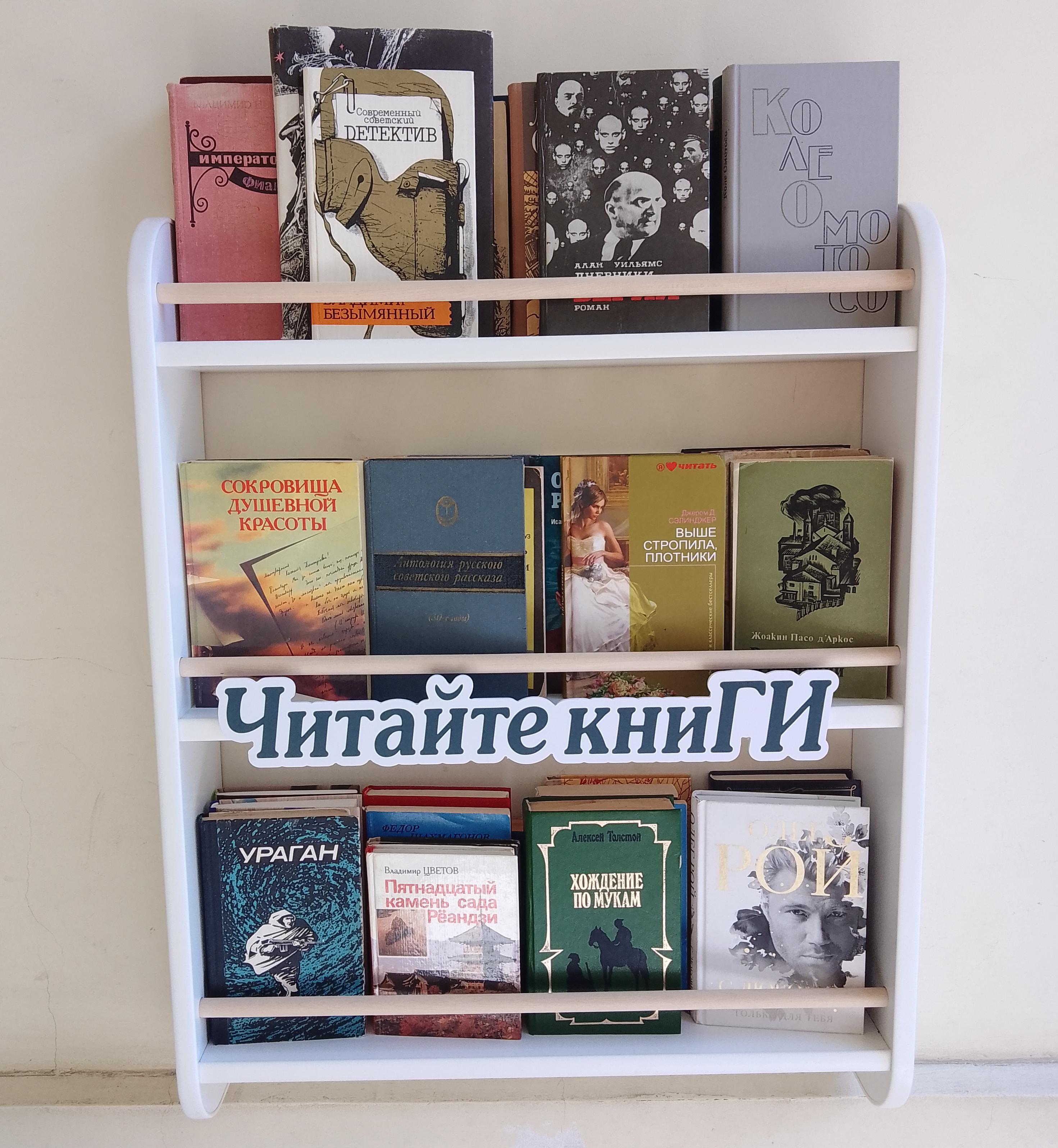 Куряне могут найти на полке «Читайте книГИ» классических и современных авторов