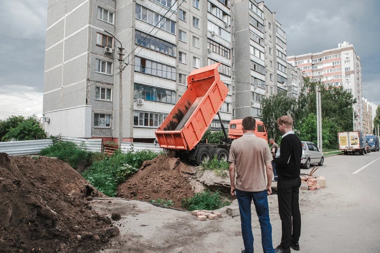 В Курске на улице Гагарина заменят участок самотечного коллектора