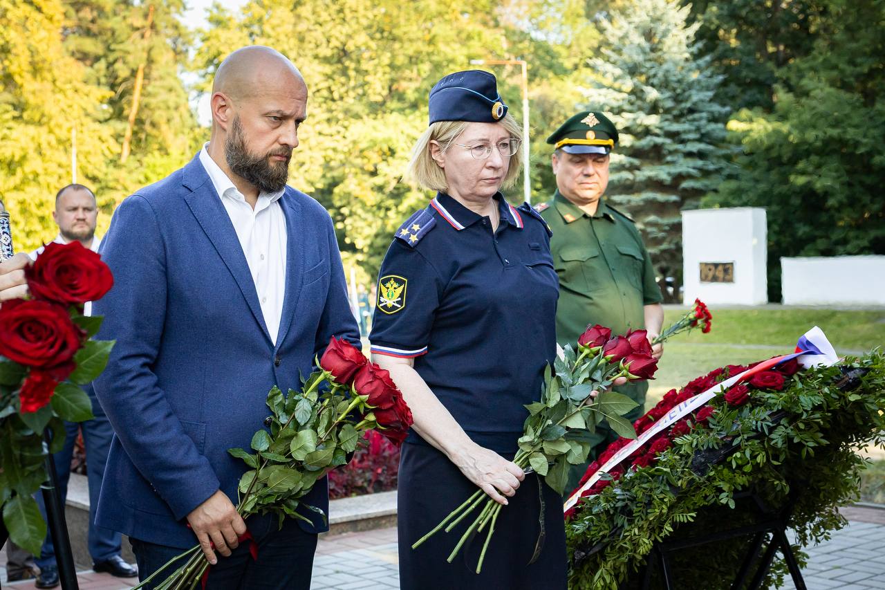 В Курске захоронили останки жертв войны