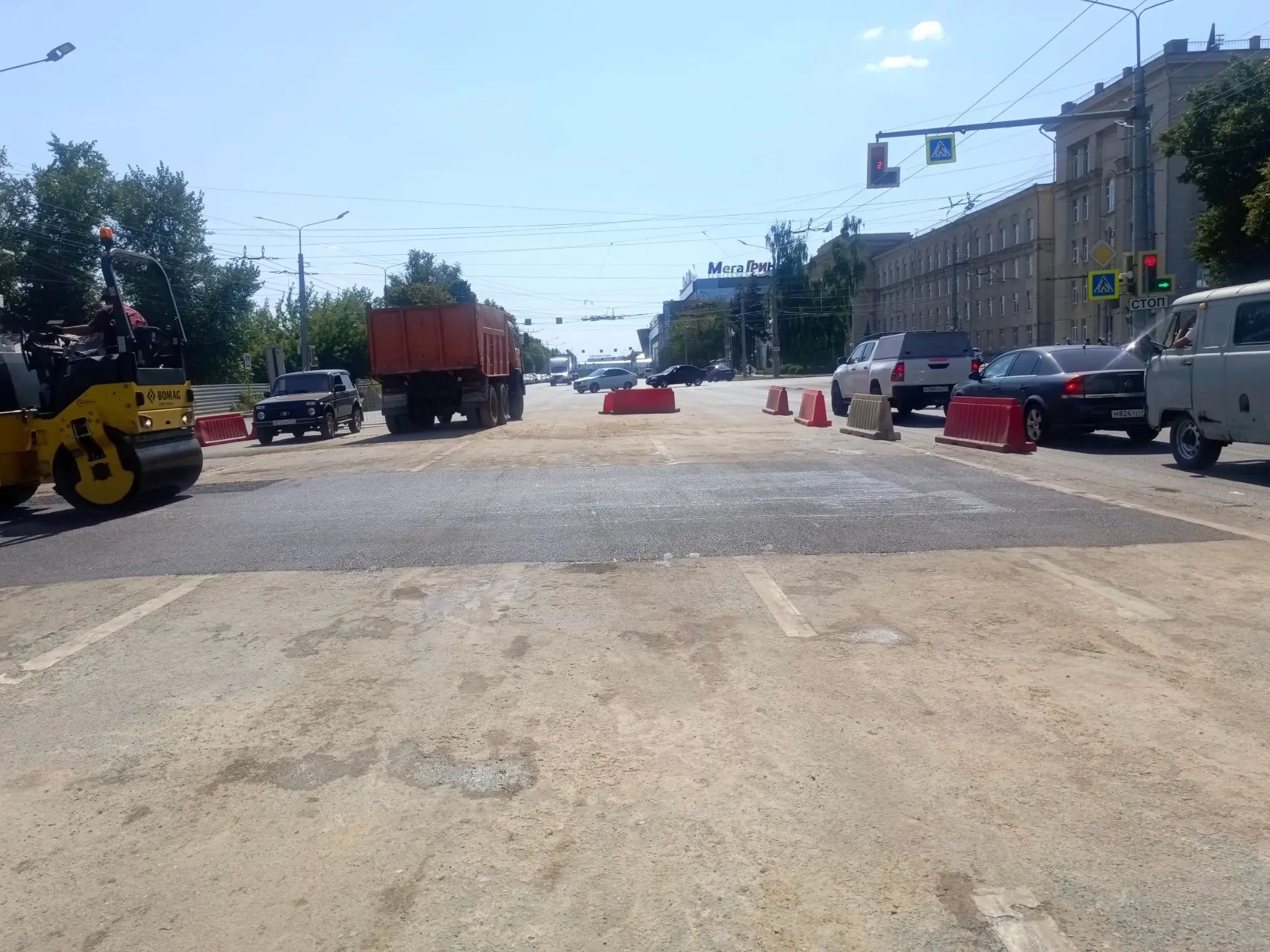 В Курске привели в порядок улицы после земляных работ