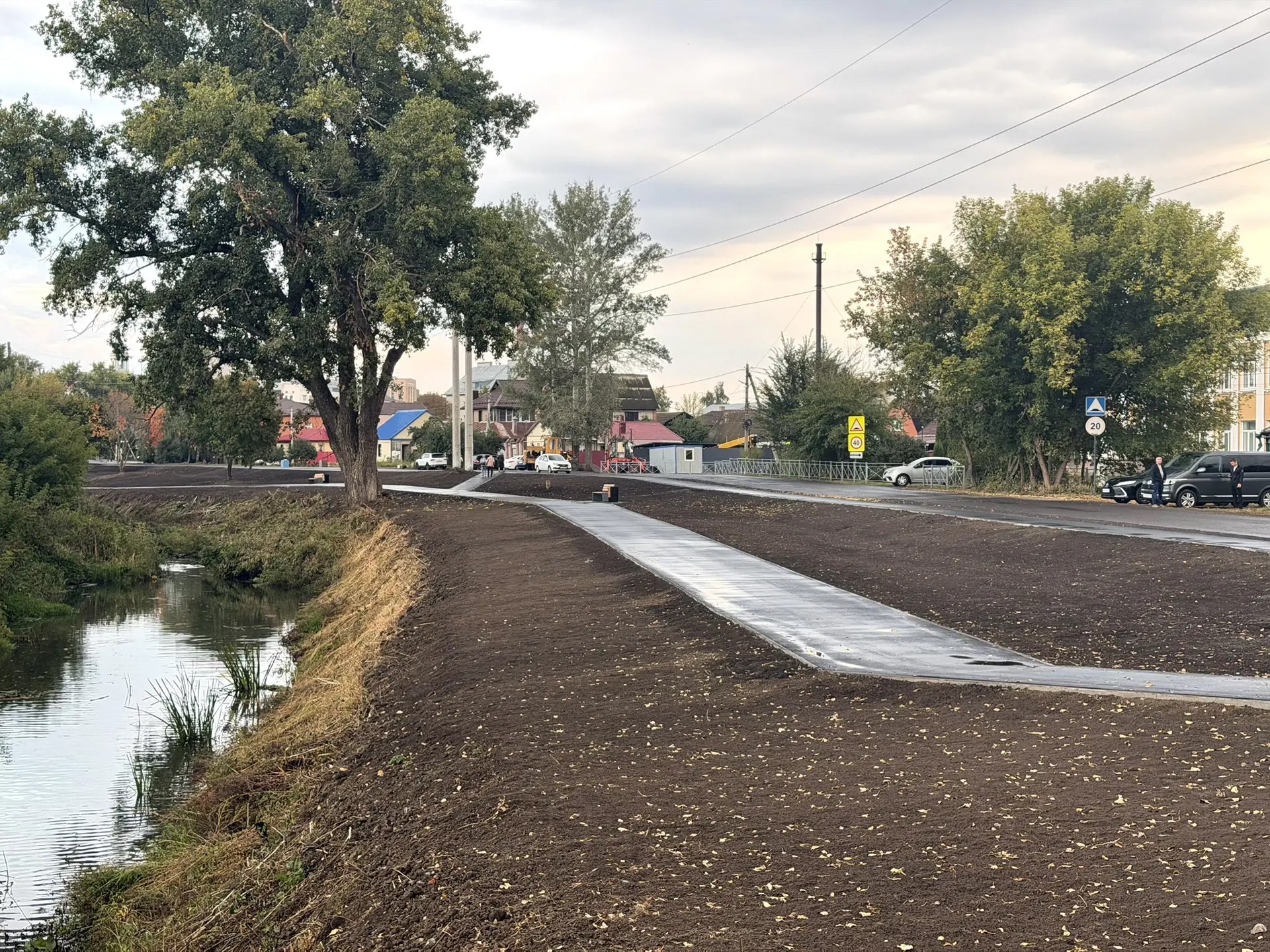 В Курске открыли прогулочную зону на улице 2-я Кожевенная