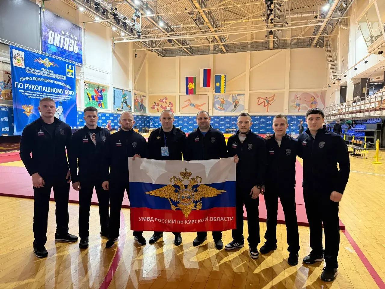 Курские полицейские заняли шестое место на чемпионате России по рукопашному бою