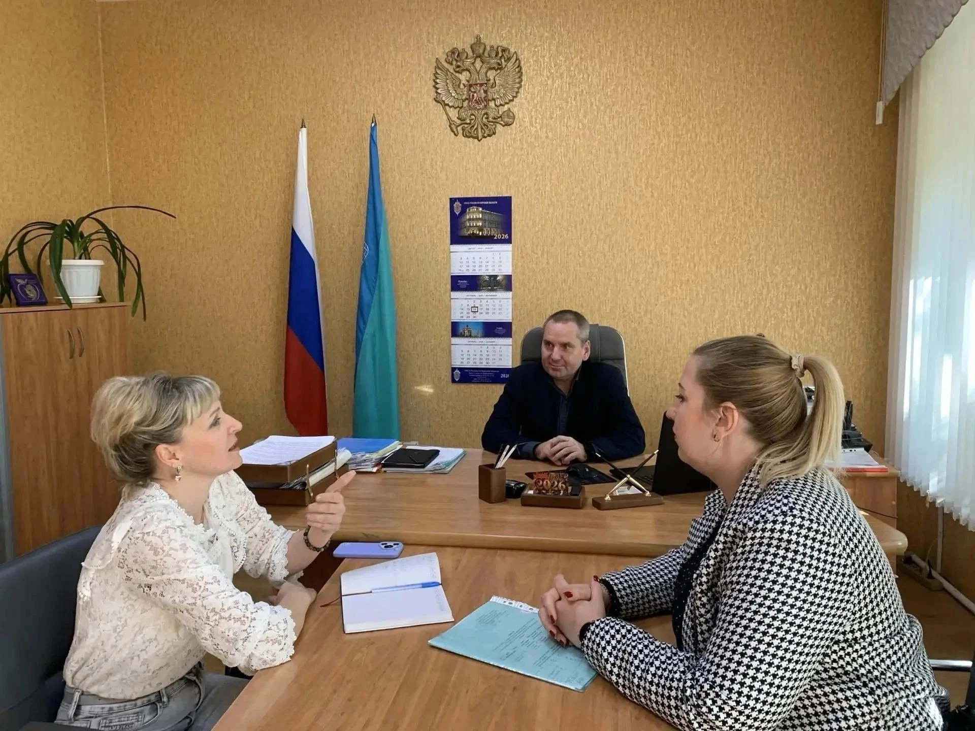 Председатель городского комитета соцзащиты населения  Курска Сергей Брежнев провел личную встречу 