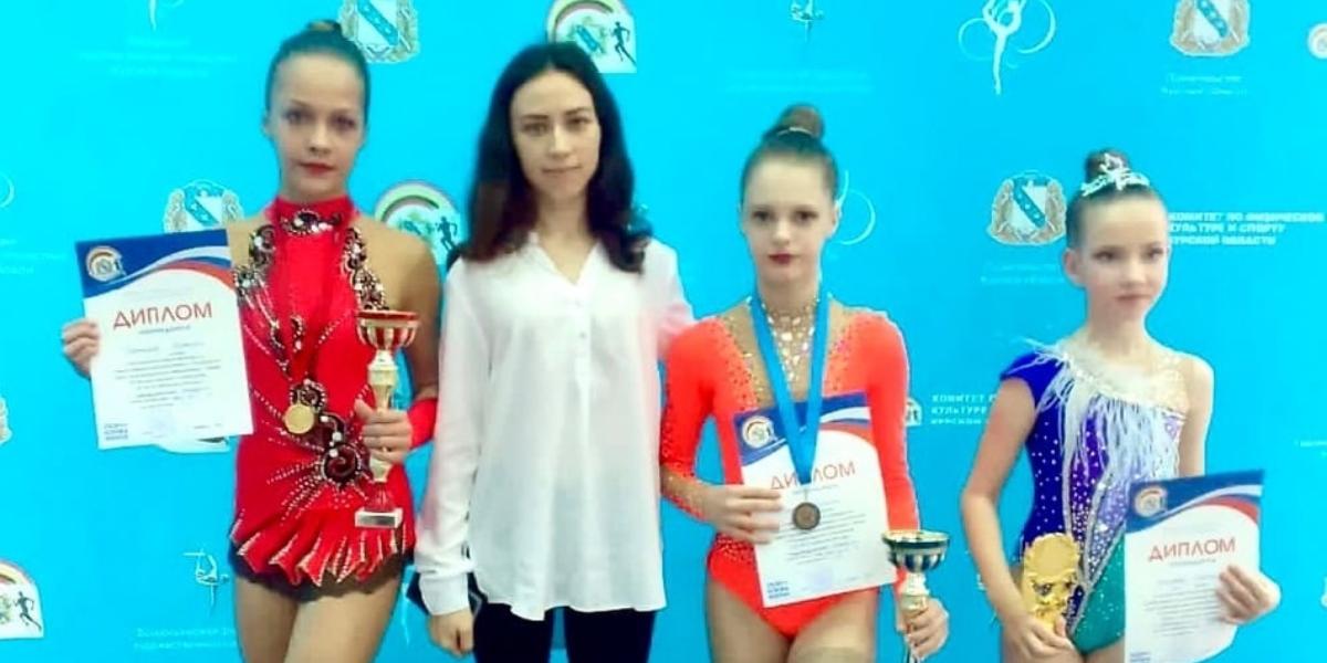 Художественные гимнастки из Курска завоевали 6 медалей в турнире «Соловьиные зори»