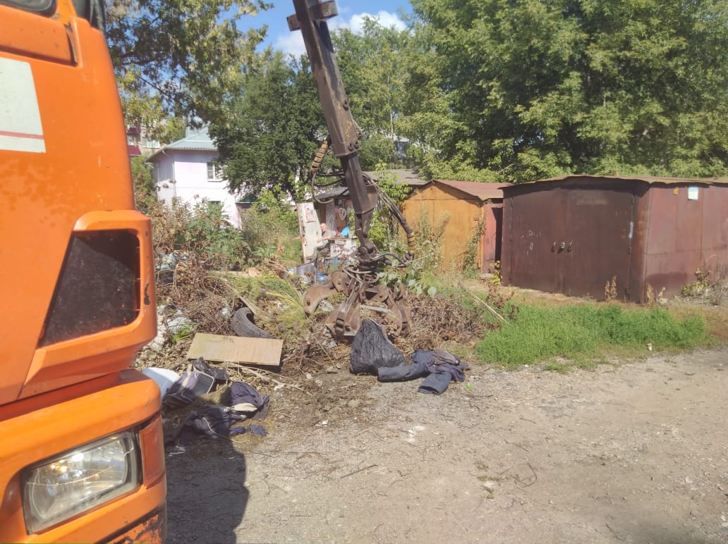 В Сеймском округе Курска ликвидирована очередная несанкционированная свалка