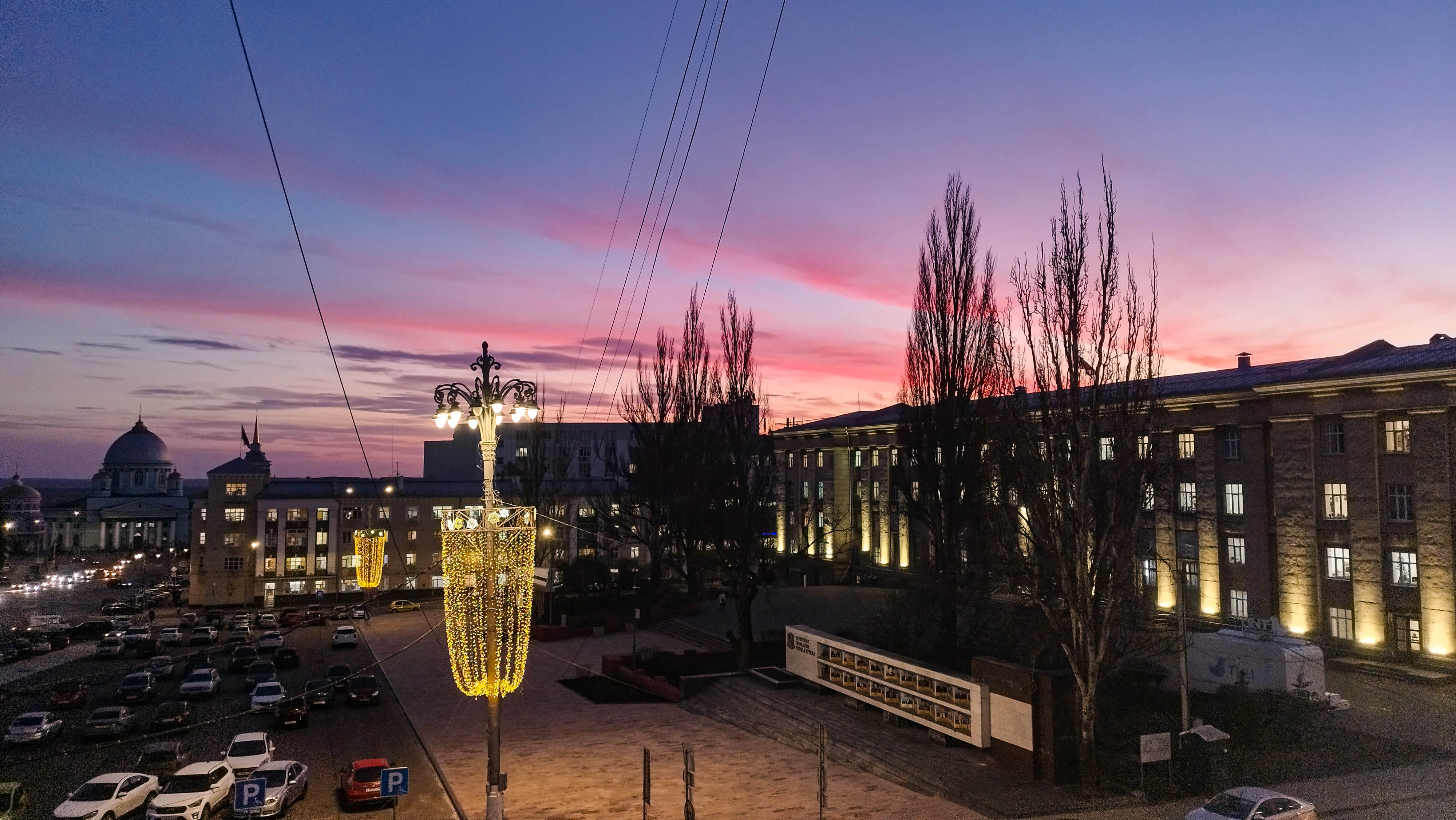 Куряне могут наблюдать красивый закат