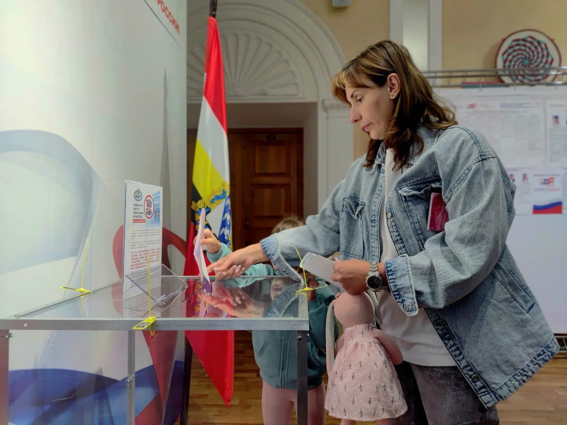 Куряне с утра уже на выборах