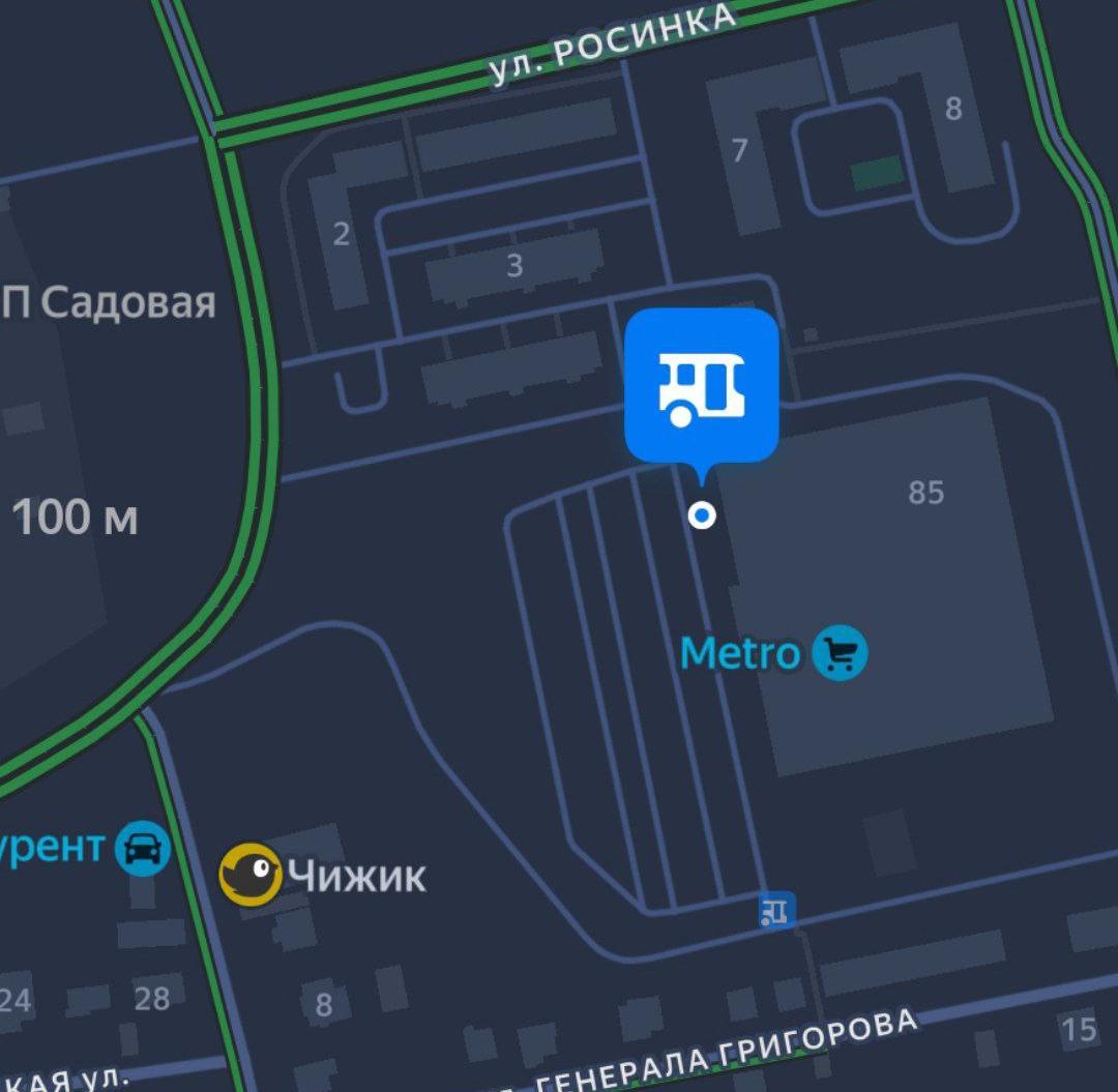 В Курске автобусы временно не будут заезжать на остановку к ТЦ «Метро»