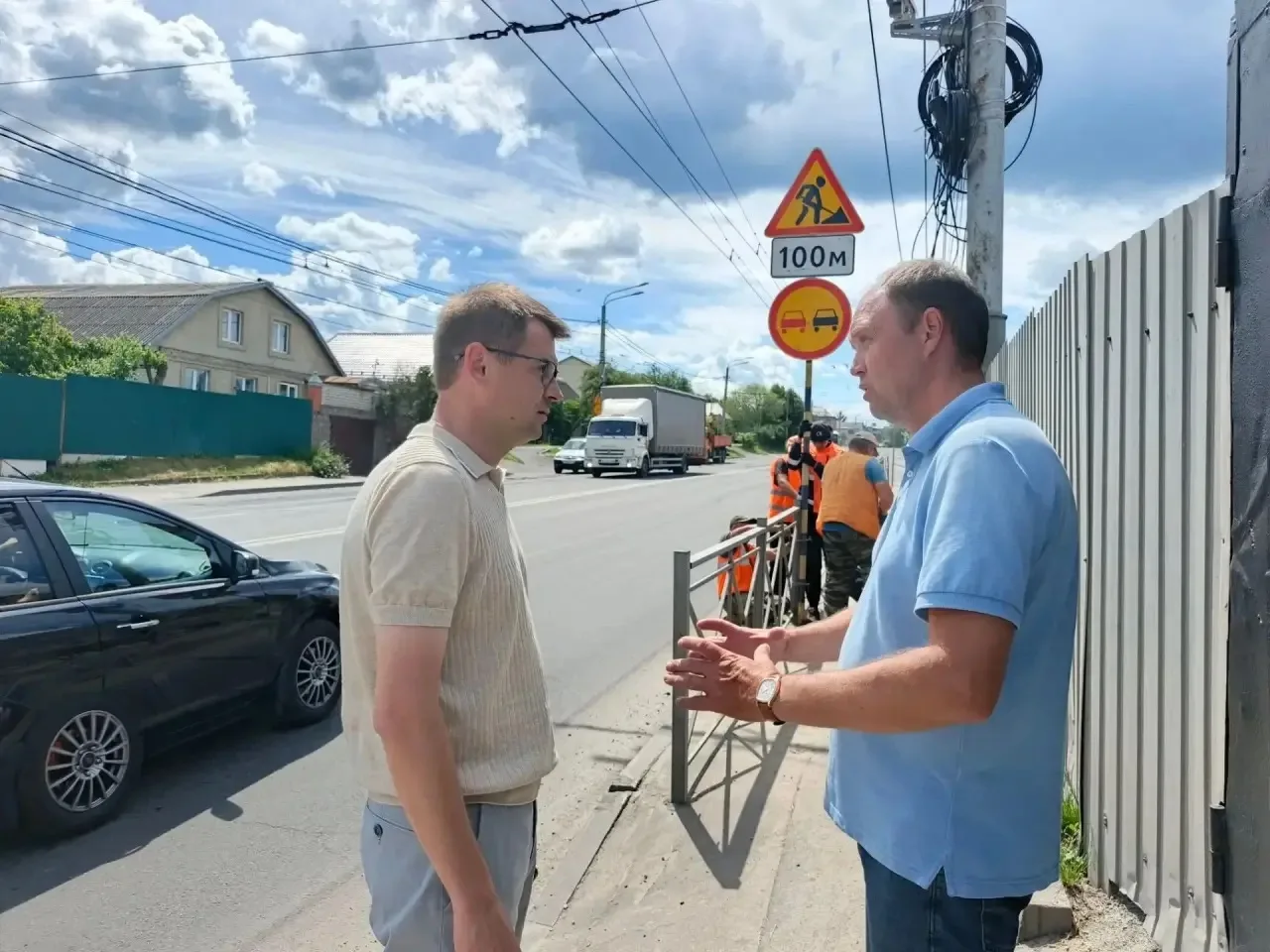 В Курске стартовал ремонт дорожного покрытия на Кавказской и Пучковке