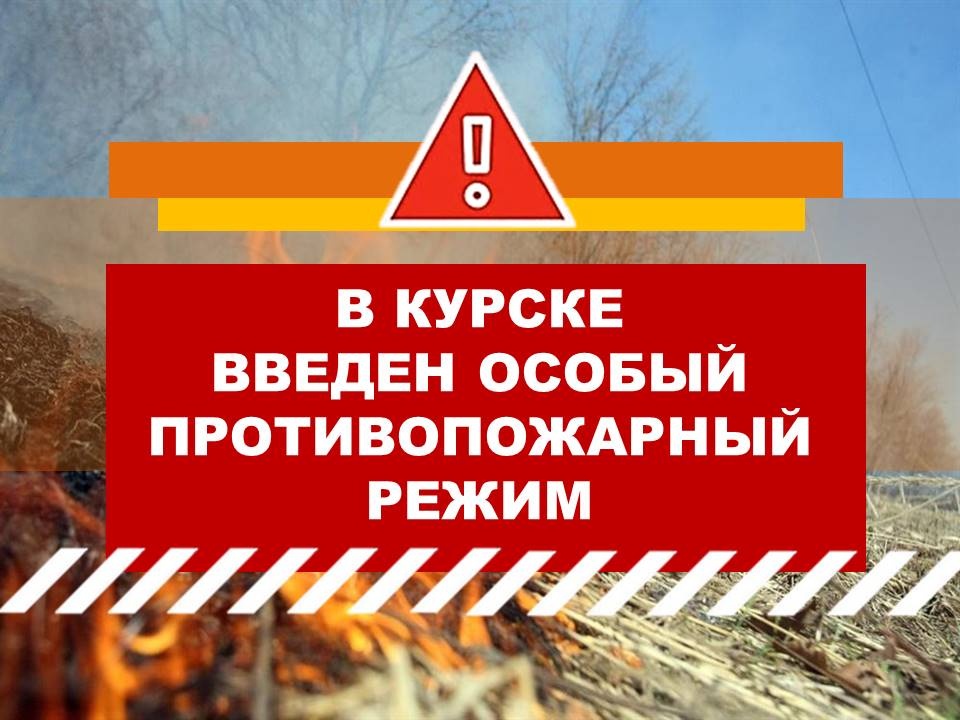 В Курске установлен особый противопожарный режим