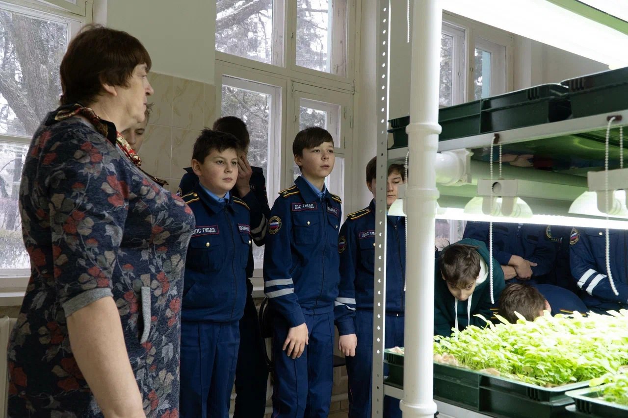 Курские школьники побывали на экскурсии в сельхоз академии