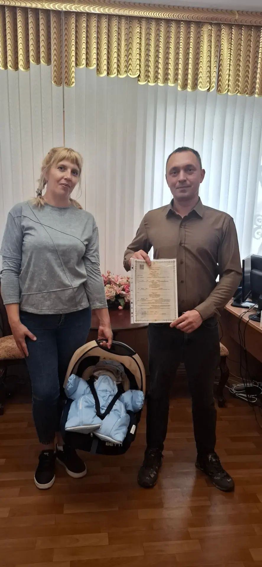 В Тимском районе Курской области родился седьмой ребёнок 