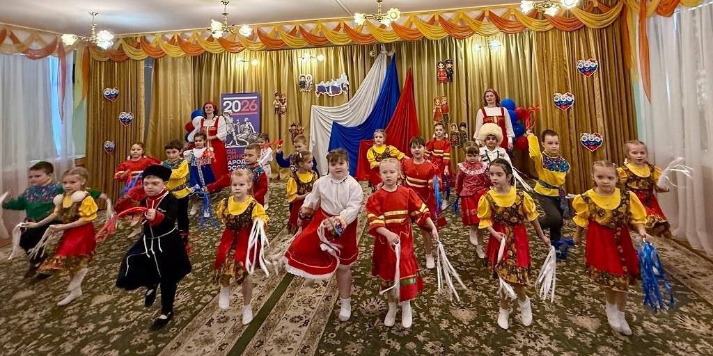 В курском детсаду прошёл фестиваль народных игр «Широка страна моя родная»