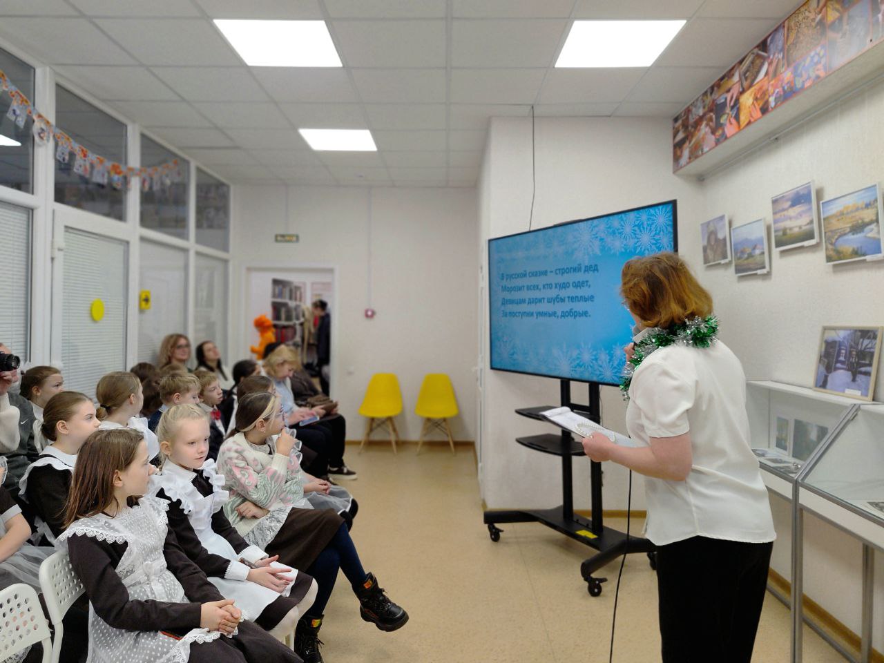 Куряне посетили литературно-театрализованную программу «Однажды под Новый год…»