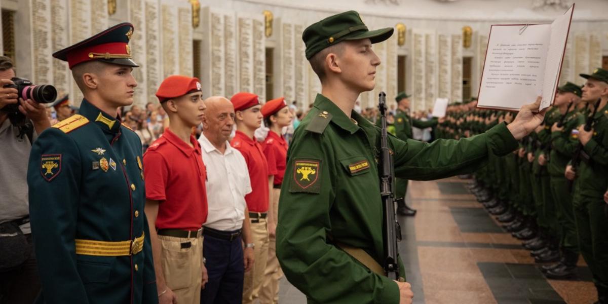 Присяга на поклонной горе преображенский полк