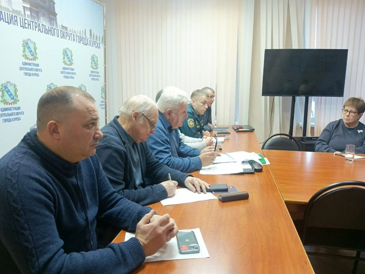 В Центральном округе Курска обсудили пожарную безопасность